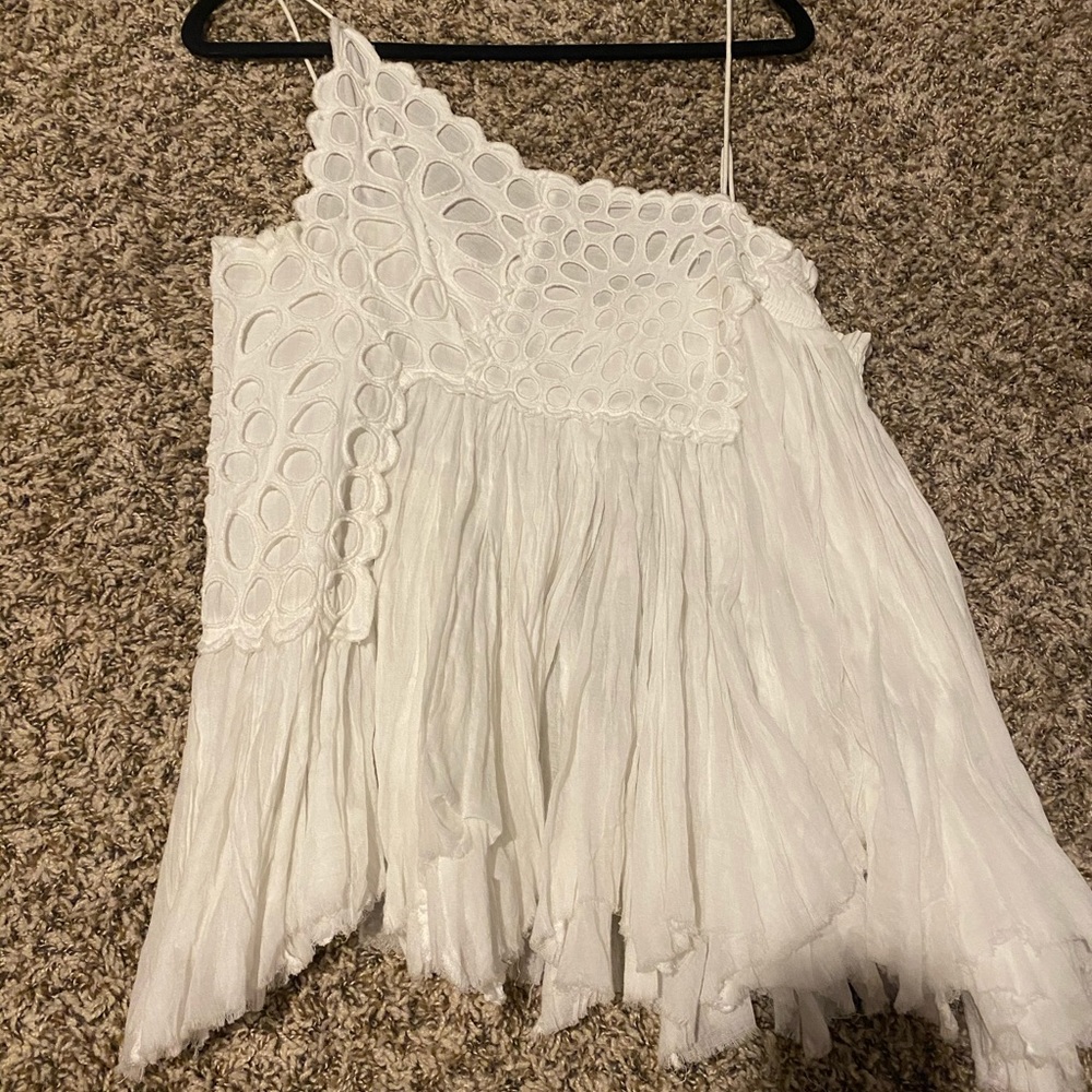 White Free People Top